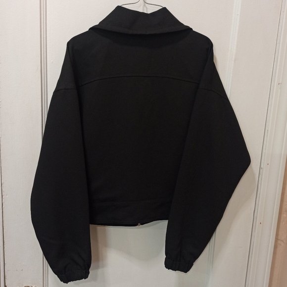 Nine West Women's Dull Black Soft Utility Crop Jacket - Sizes S - Picture 11 of 16